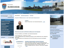 Tablet Screenshot of bubesheim.de